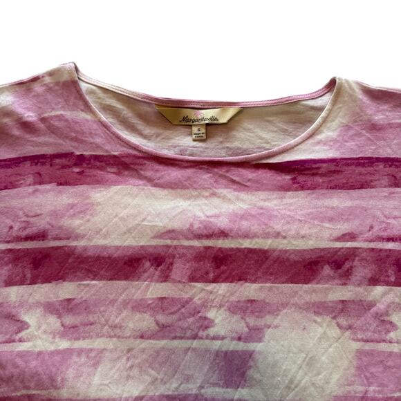 NEW Margaritaville Drop Shoulder Dress Drawstring Waist Pink Mauve - Size Small - Picture 3 of 11